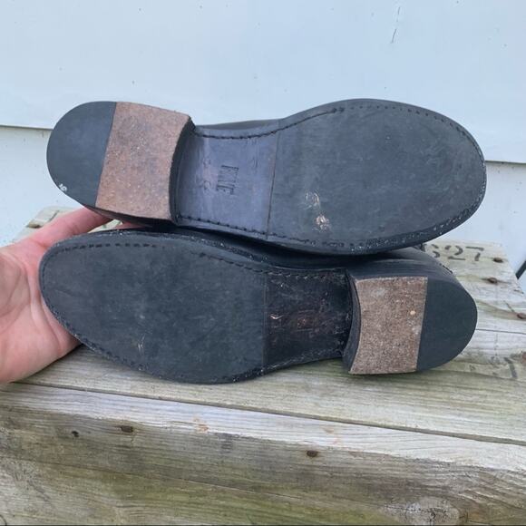 Frye Vicky Engineer Boots black buckle leather 11B Style 3478817 - Picture 9 of 13